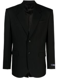 Versace blazer à patch logo - Noir