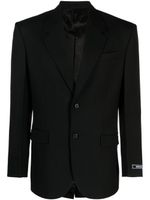 Versace blazer à patch logo - Noir