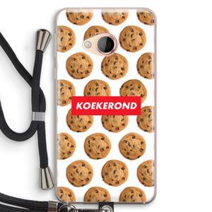 Koekerond: HTC U Play Transparant Hoesje met koord