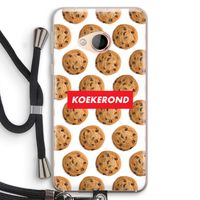 Koekerond: HTC U Play Transparant Hoesje met koord