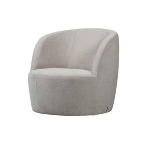 vtwonen Draaifauteuil Turn - Velvet - Naturel - 78x82x87