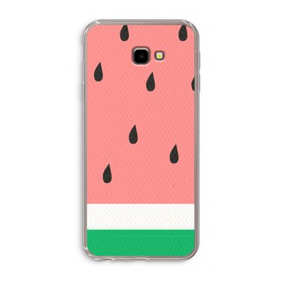Watermeloen: Samsung Galaxy J4 Plus Transparant Hoesje