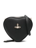 Vivienne Westwood sac à bandoulière Louise Heart à plaque Orb - Noir - thumbnail