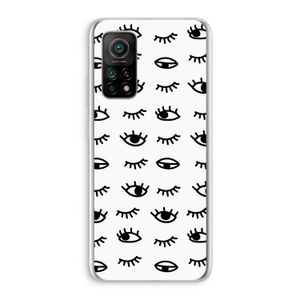 Eye pattern #2: Xiaomi Mi 10T 5G Transparant Hoesje