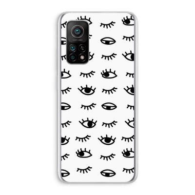 Eye pattern #2: Xiaomi Mi 10T 5G Transparant Hoesje