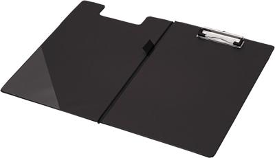 Q-CONNECT klemplaat, PP, ft A4, dubbel, zwart