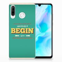 Huawei P30 Lite | Siliconen hoesje | met naam Quote Begin