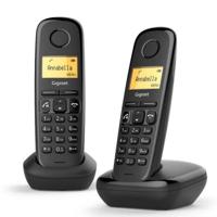 Draadloze telefoon Gigaset A270 Duo Zwart