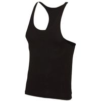 Zwart sport/fitness shirt/tanktop voor heren