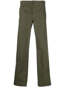 A.P.C. pantalon en coton à coupe droite - Vert