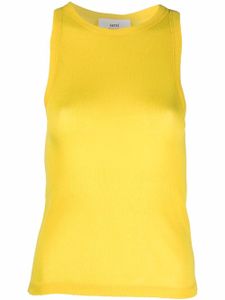 AMI Paris Top Sans Manches en Jersey - Jaune