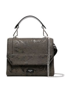 Lancel sac en cuir à patch logo - Noir
