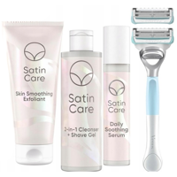 Gillette Venus Satin Care Scheerset - Scheermes + Gel, Scrub & Serum