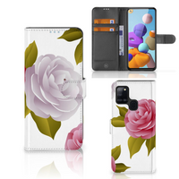 Samsung Galaxy A21s Hoesje Roses - thumbnail