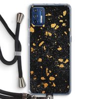 Terrazzo N°7: Motorola Moto G9 Plus Transparant Hoesje met koord