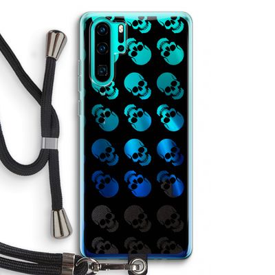 Musketon Skulls: Huawei P30 Pro Transparant Hoesje met koord