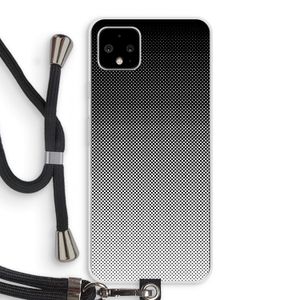Musketon Halftone: Pixel 4 XL Transparant Hoesje met koord