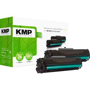 KMP Toner vervangt HP HP 12A (Q2612A) Compatibel 2-pack Zwart 2000 bladzijden H-T114D 1114,0021