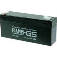 Fiamm PB-6-3 Loodaccu 6 V 3 Ah Loodvlies (AGM) (b x h x d) 134 x 66 x 33 mm Kabelschoen 4.8 mm Onderhoudsvrij, Geringe zelfontlading, VDS-certificering - thumbnail