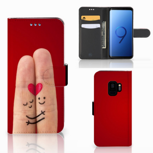 Samsung Galaxy S9 Wallet Case met Pasjes Liefde - Origineel Romantisch Cadeau