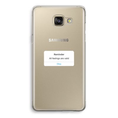 Reminder: Samsung Galaxy A5 (2016) Transparant Hoesje