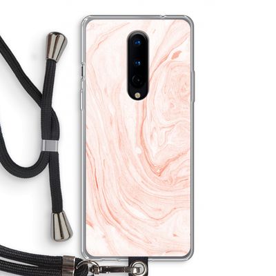 Peach bath: OnePlus 8 Transparant Hoesje met koord
