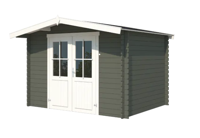 Blokhut Baltimore 292x230 Green Grey-Wit - Outdoor life