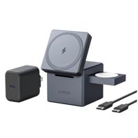 Anker 3-in-1 Cube with MageSafe 2B2 Oplader Zwart