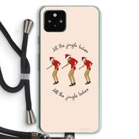 Jingle Ladies: Pixel 5a 5G Transparant Hoesje met koord