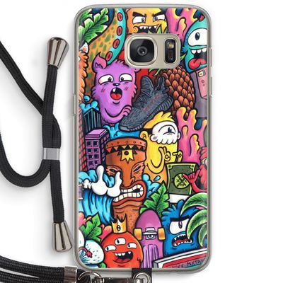 Vexx Mixtape: Samsung Galaxy S7 Transparant Hoesje met koord