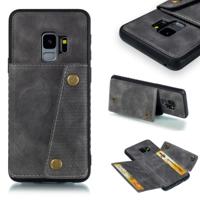 Lederen beschermhoes voor Galaxy S9 (grijs)