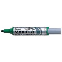 Pentel whiteboardmarker Maxiflo groen 12 stuks - thumbnail