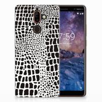 Nokia 7 Plus | TPU Hoesje | Slangenprint