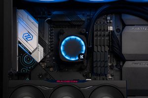 EK Water Blocks Nucleus AIO CR360 Lux D-RGB Processor Alles-in-één vloeistofkoeler 12 cm Zwart 1 stuk(s)