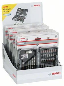 Bosch Accessories 2607017328 Bosch Power Tools Boor en bit assortiment Geslepen 35-delig