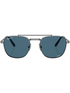 Ray-Ban lunettes de soleil Frank II Titanium à monture pilote - Argent