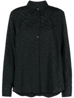 PINKO chemise à motif en jacquard - Noir