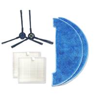 XI273 1 paar I258 kant borstel + 2 stuks I206 filter + I262 reinigingsdoek voor ILIFE V8S