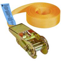TOOLCRAFT TO-6802773 Spanband (eendelig) Trekkracht (lc) vastbinden (enkel/direct): 250 daN (l x b) 5 m x 25 mm Ratelinrichting EN 12195-2