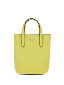 Ferragamo sac porté épaule à logo Gancini - Jaune