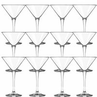 16x Cocktail/Martini glazen transparant 250 ml Martini