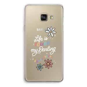 Tough Life: Samsung Galaxy A3 (2016) Transparant Hoesje
