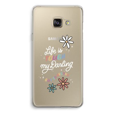 Tough Life: Samsung Galaxy A3 (2016) Transparant Hoesje