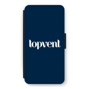 Topvent Navy: iPhone 12 Pro Max Flip Hoesje