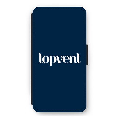 Topvent Navy: iPhone 12 Pro Max Flip Hoesje