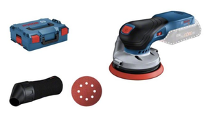 Bosch Blauw GEX 18V-125 Professional | Accu-excenterschuurmachine | 18V | Body | Zonder Accu&apos;s & Laders | In L-Boxx - 0601372200