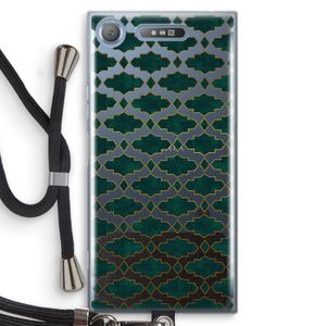 Moroccan tiles: Sony Xperia XZ1 Transparant Hoesje met koord