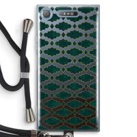 Moroccan tiles: Sony Xperia XZ1 Transparant Hoesje met koord
