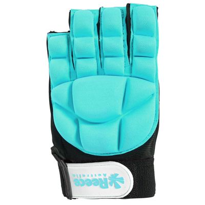 Hockey Handschoen Comfort Half Finger Mint Groen