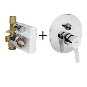 Tres Prima inbouw douchekraan met omsteller chroom 08518012